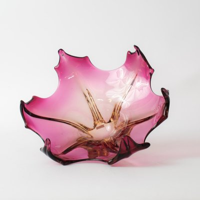 Submerged Murano Glass Bowl from Cristallo Venezia, 1960s-IXK-1185268