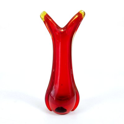 Submerged Murano Glass Vase by Flavio Poli, 1960s-BMM-895867