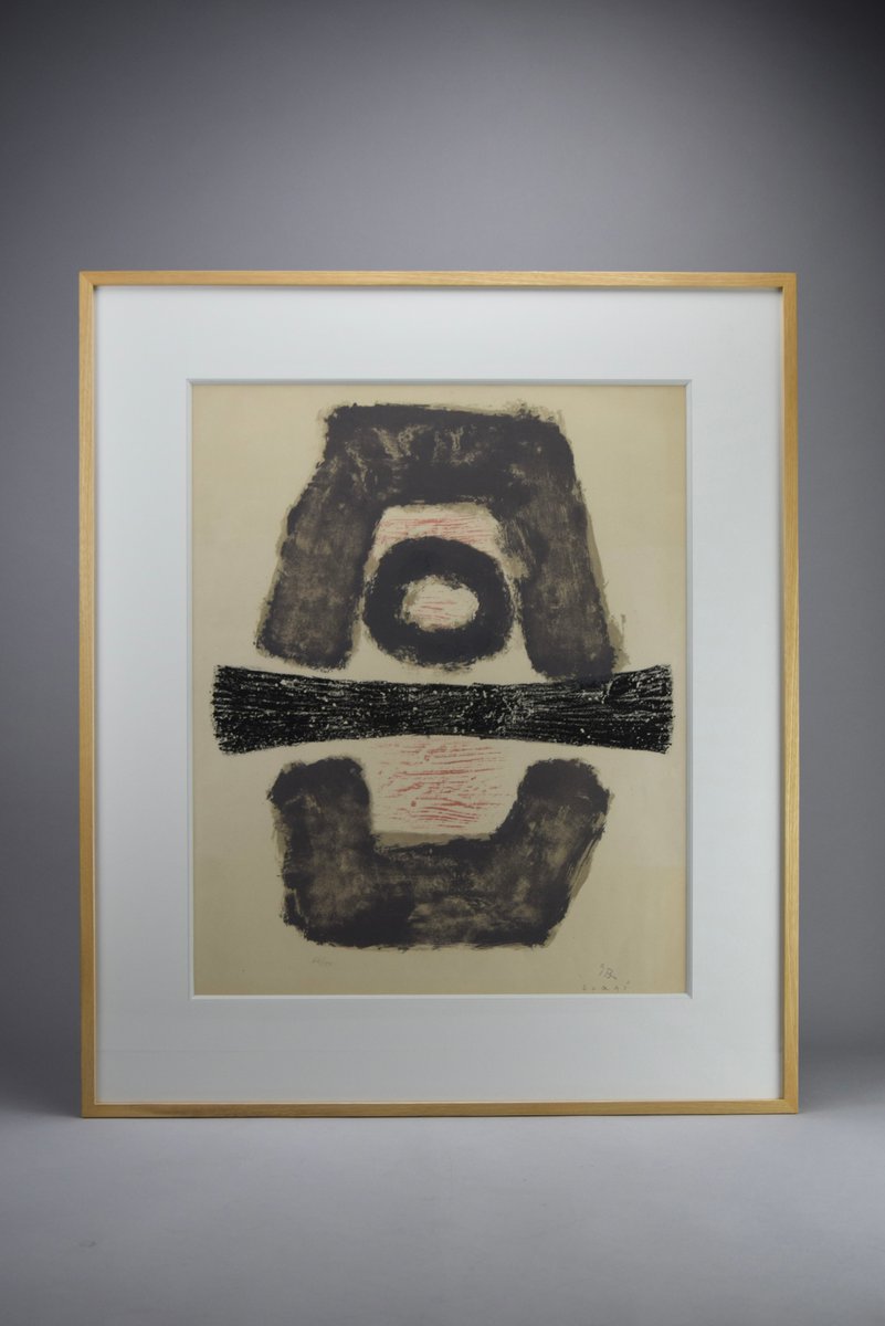 Sugaï Kumi, Samurai, Color Lithograph, 1958