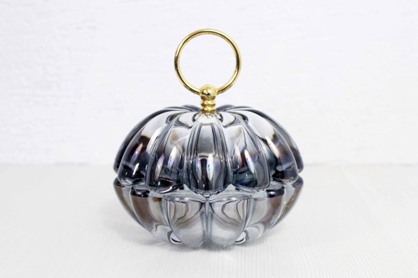 Sugar Bowl or Bonbon Dish in Murano Glass, 1970s-BQF-934624