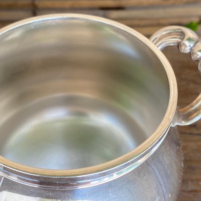 Sugar Pot in Silver Metal from Christofle, France-UR-1042458