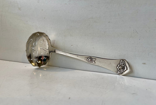 Sugar Sprinkle Spoon in Sterling Silver by F. J. Hingelberg, 1922