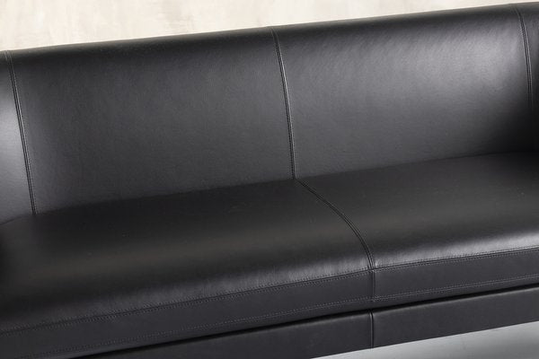 Suita Club Sofa in Black Leather by Charles and Ray Eames for Vitra-SPE-1802869