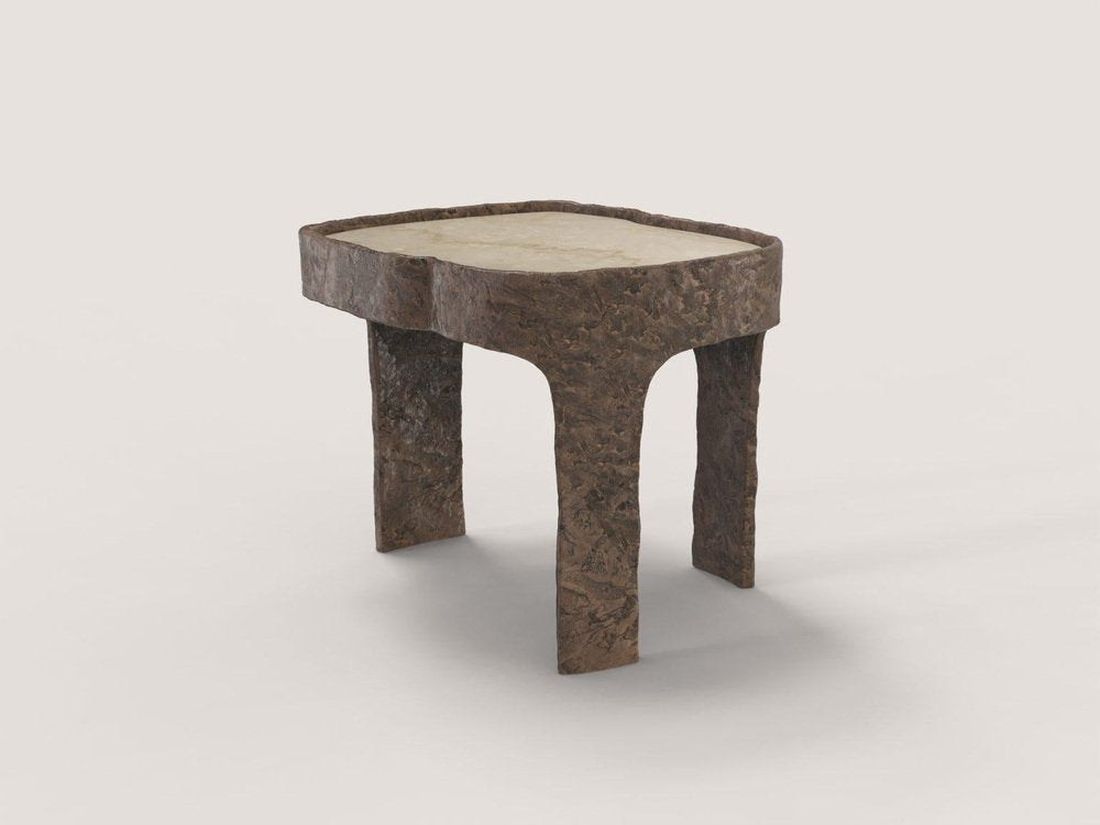 Sumatra Bronze V1 Side Table by Edizione Limitata