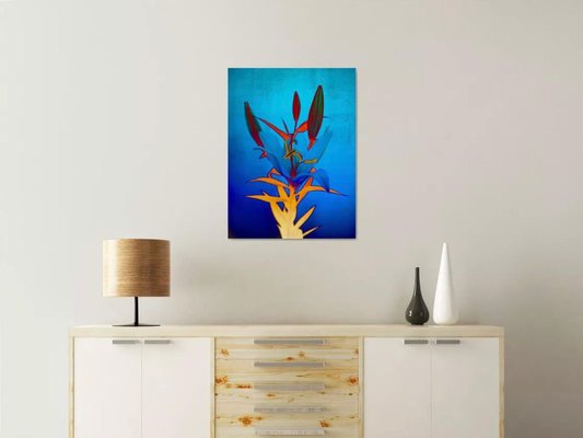 Sumit Mehndiratta, Blue Flame Lily, 2023, Archival Pigment Print on Canvas-CHG-2037290