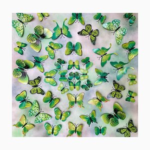 Sumit Mehndiratta, Butterfly Park 7, 2022, Mixed Media on Wood Panel-CHG-1287784