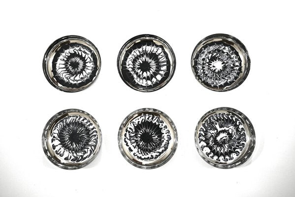 Sumit Mehndiratta, Mandala Series No. 14, 2022, Stainless Steel Discs, Set of 6-CHG-1332992