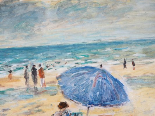 Summer in Blonville Oil on Canvas by Jean-Jacques René, 1943-KHH-723872