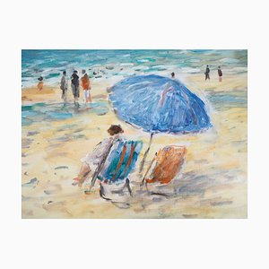 Summer in Blonville Oil on Canvas by Jean-Jacques René, 1943-KHH-723872