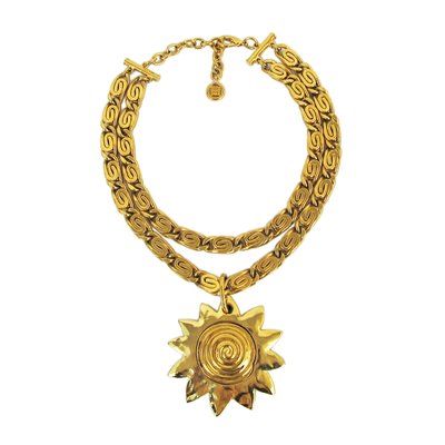 Sun Motif Pendant from Givenchy, 1980s-YGE-868589