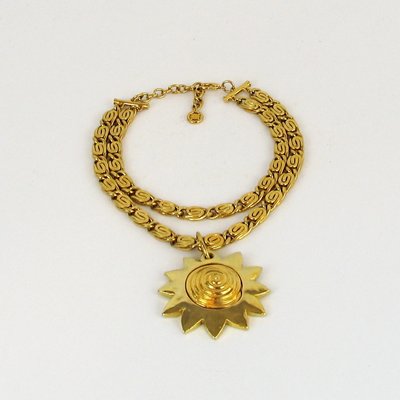 Sun Motif Pendant from Givenchy, 1980s-YGE-868589