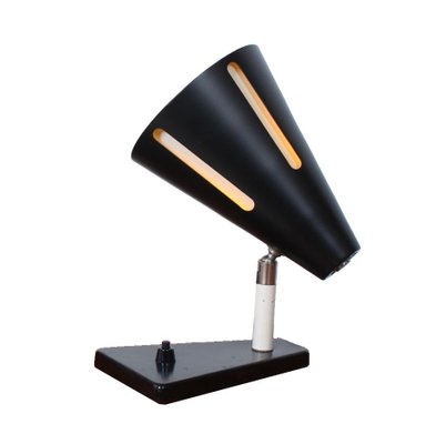 Sun Series Black Wall Light by H. Th. J. A. Busquet for Hala, 1950s-XT-836240