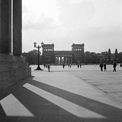 Sun, Shadows, Buildings Koenigsplatz Square Munich, Germany, 1937-DYV-988724