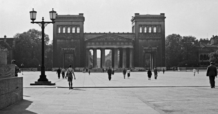 Sun, Shadows, Buildings Koenigsplatz Square Munich, Germany, 1937