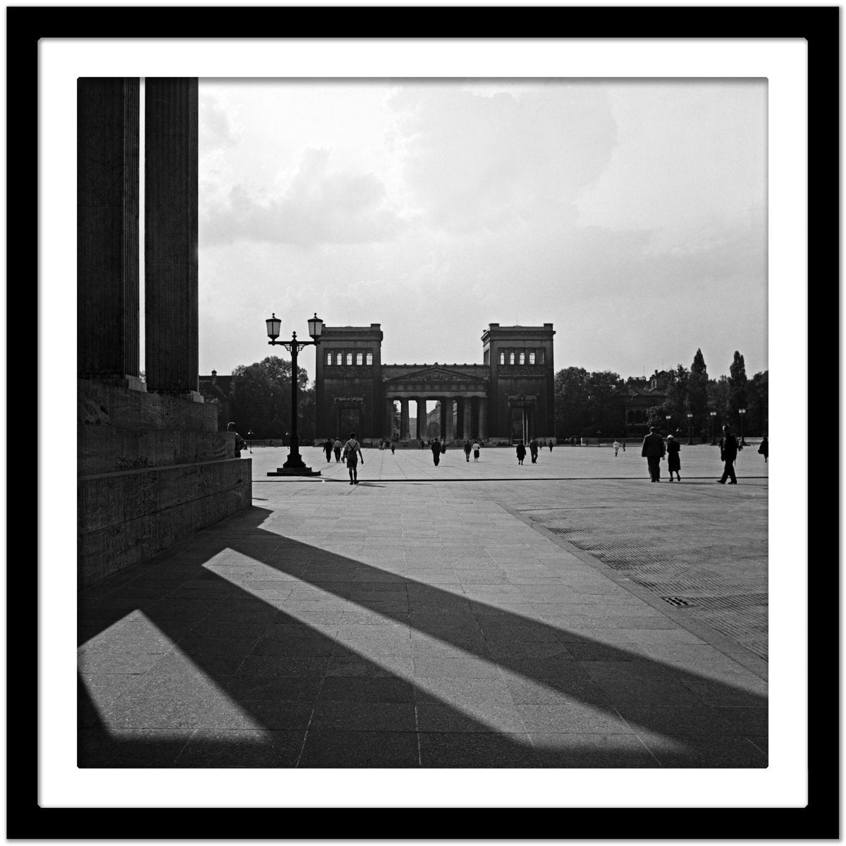 Sun, Shadows, Buildings Koenigsplatz Square Munich, Germany, 1937-DYV-988724