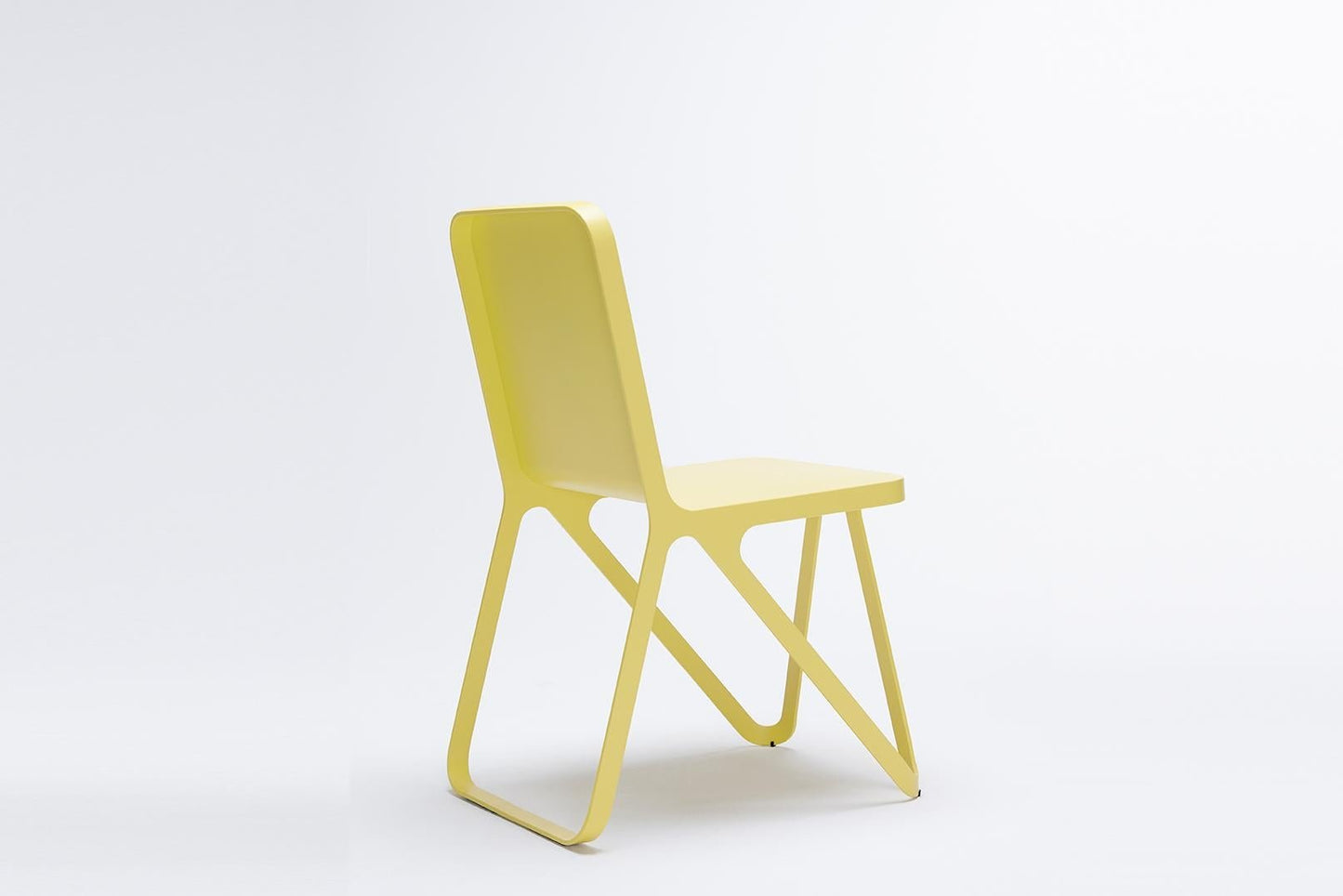 Sun Yellow Loop Chair by Sebastian Scherer