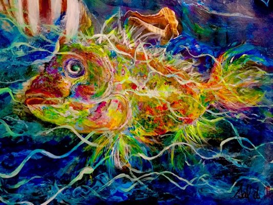 Sunfish, French Contemporary Artwork by Nicole Benjamin, 2021-CHG-1021931