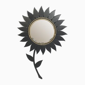 Sunflower Mirror from Vallauris, 1950s-XIJ-1724003