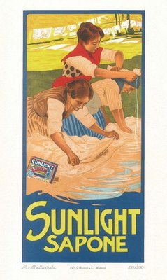 Sunlight Sapone - Vintage Adv Lithograph by L. Metlicovitz - 1900 ca. 1900 ca.-ZCI-759724