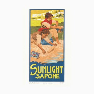 Sunlight Sapone - Vintage Adv Lithograph by L. Metlicovitz - 1900 ca. 1900 ca.-ZCI-759724