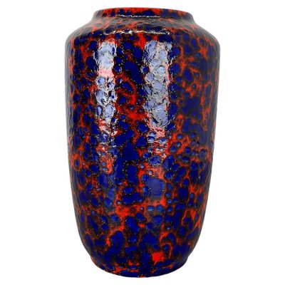 Super Color Crusty Fat Lava Multi-Color Vase from Scheurich, Germany, 1970s-QZ-1813065