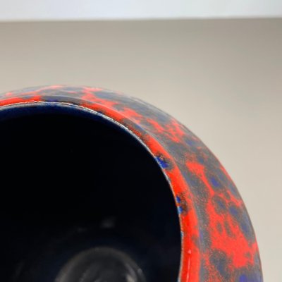 Super Color Crusty Fat Lava Multi-Color Vase from Scheurich, Germany, 1970s-QZ-1813065