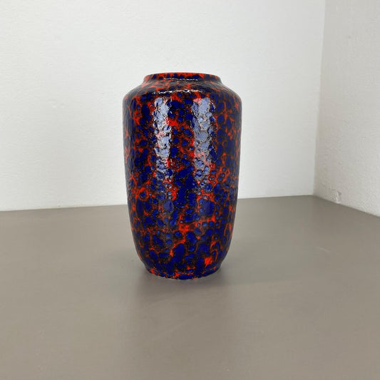 Super Color Crusty Fat Lava Multi-Color Vase from Scheurich, Germany, 1970s