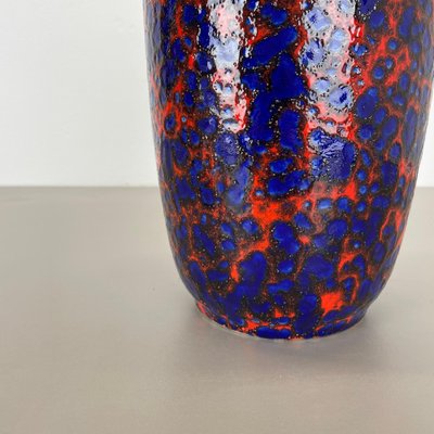 Super Color Crusty Fat Lava Multi-Color Vase from Scheurich, Germany, 1970s-QZ-1813065