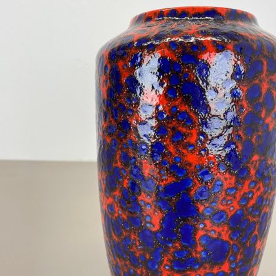 Super Color Crusty Fat Lava Multi-Color Vase from Scheurich, Germany, 1970s-QZ-1813065