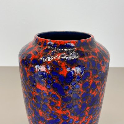 Super Color Crusty Fat Lava Multi-Color Vase from Scheurich, Germany, 1970s-QZ-1813065