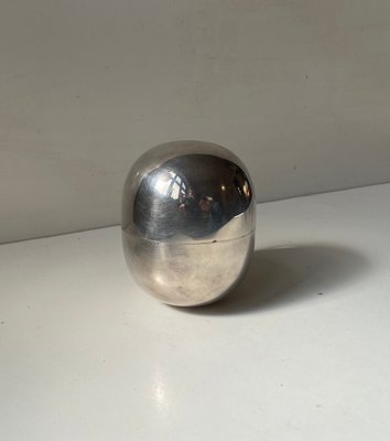 Super-Elliptical Egg Jar in Stainless Steel from Piet Hein-LCR-2042135