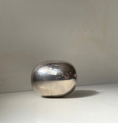 Super-Elliptical Egg Jar in Stainless Steel from Piet Hein-LCR-2042135