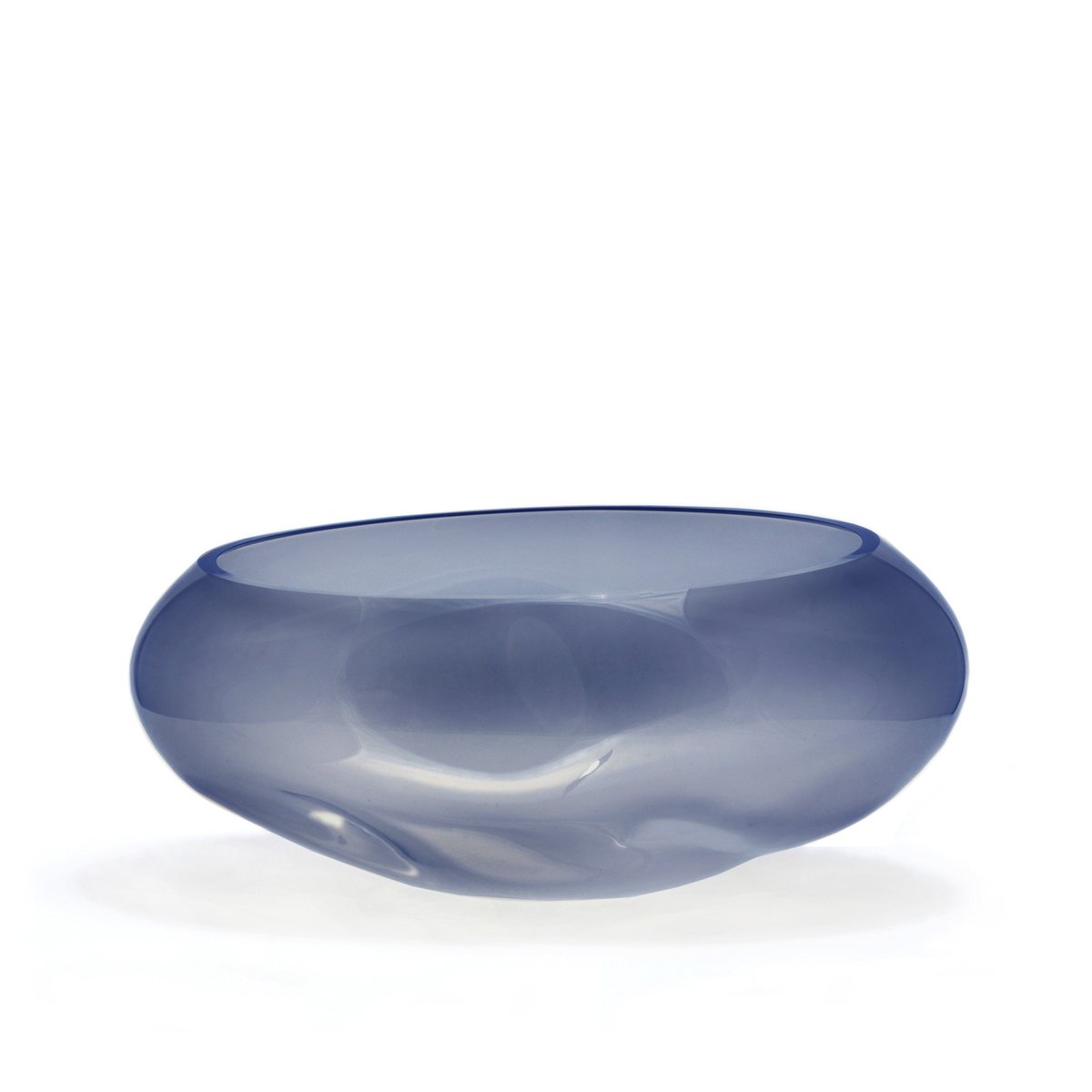 Supernova I L Steel Blue Bowl by Simone Lueling for ELOA