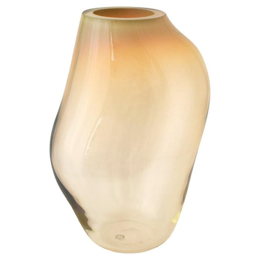 Supernova IV Amber Iridescent M Vase by ELOA