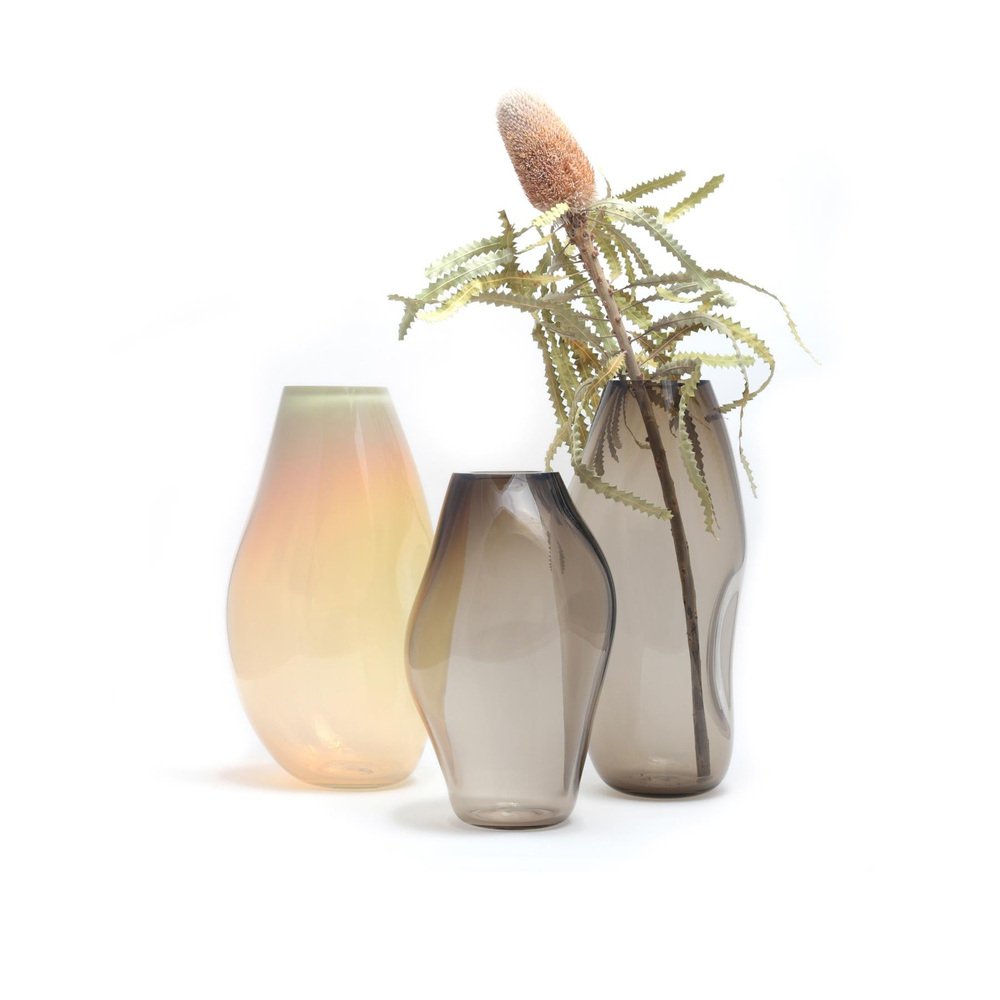 Supernova IV L / M / L Vases by Eloa, Set of 3