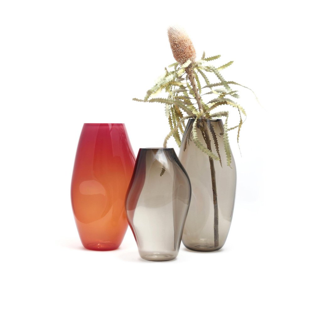 Supernova IV L / M / L Vases by Eloa, Set of 3