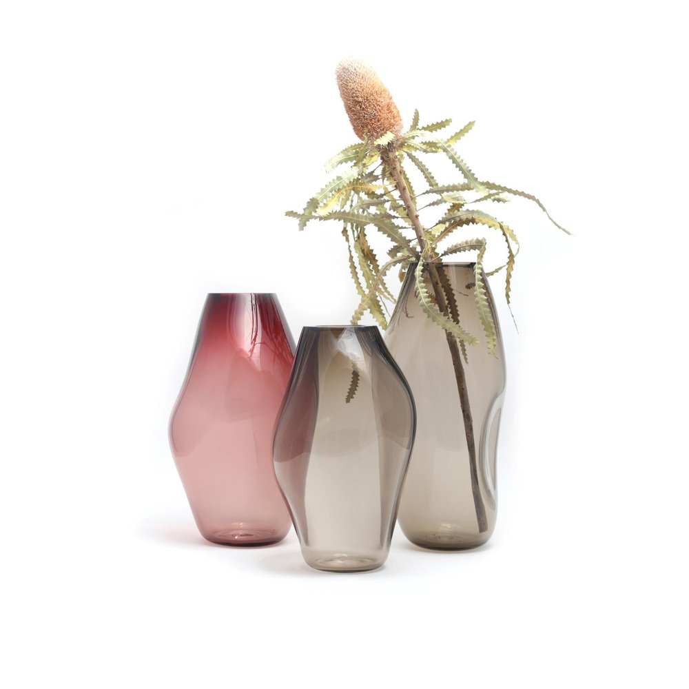 Supernova IV L/M/ L Vases by Eloa, Set of 3