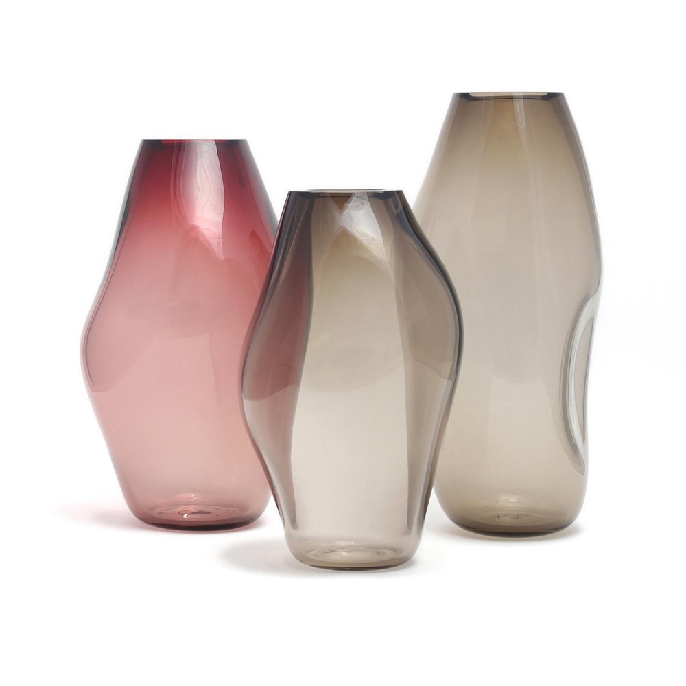 Supernova IV L / M / L Vases by Eloa, Set of 3