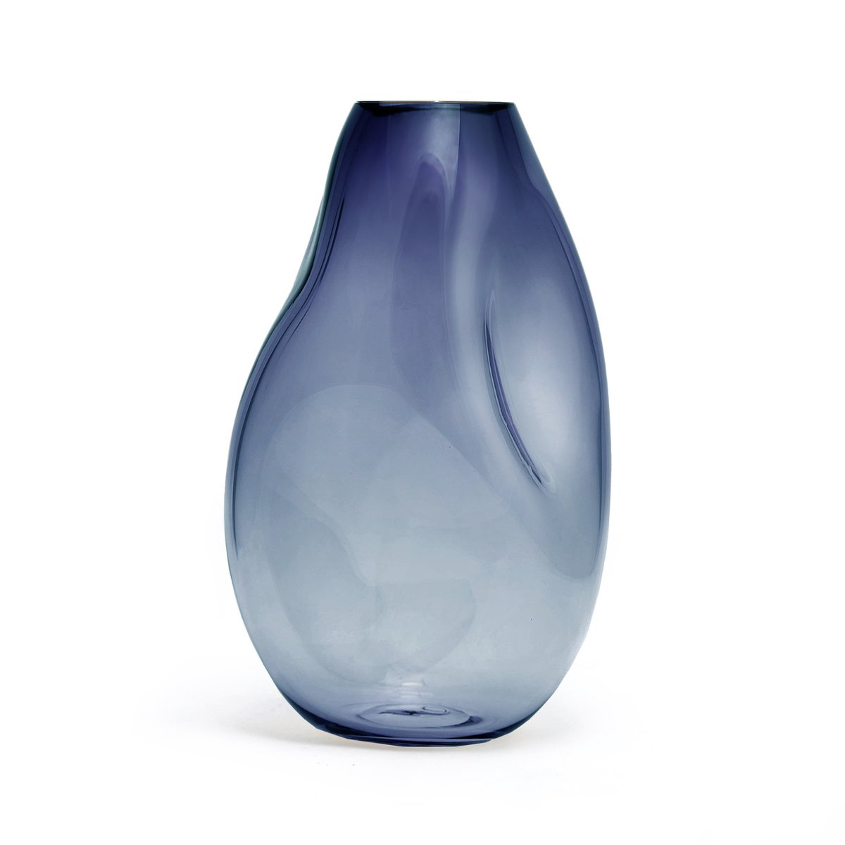 Supernova IV Steel Blue L Vase by Simone Lueling for ELOA