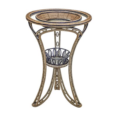 Support Table in Murano Glass with Shelves in Mirror Finish, 1890s-BEW-1795681