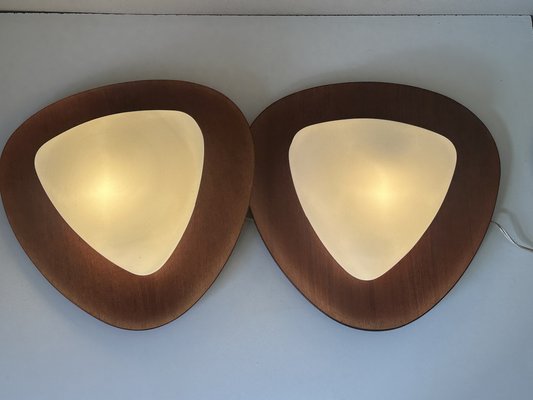 Surf Wall Lights by Goffredo Reggiani, 1960s, Set of 2-NER-2041059