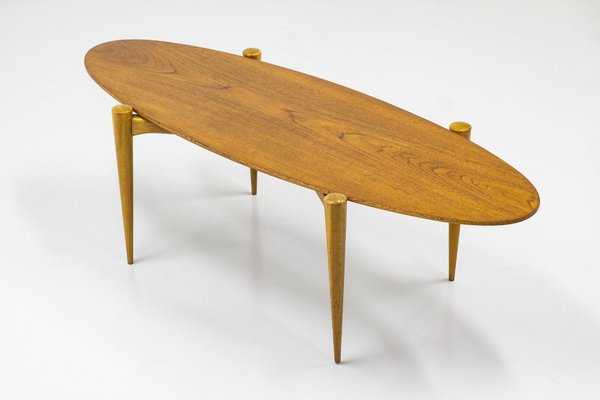 Surfboard Coffee Table, Sweden, 1950s-KO-858298