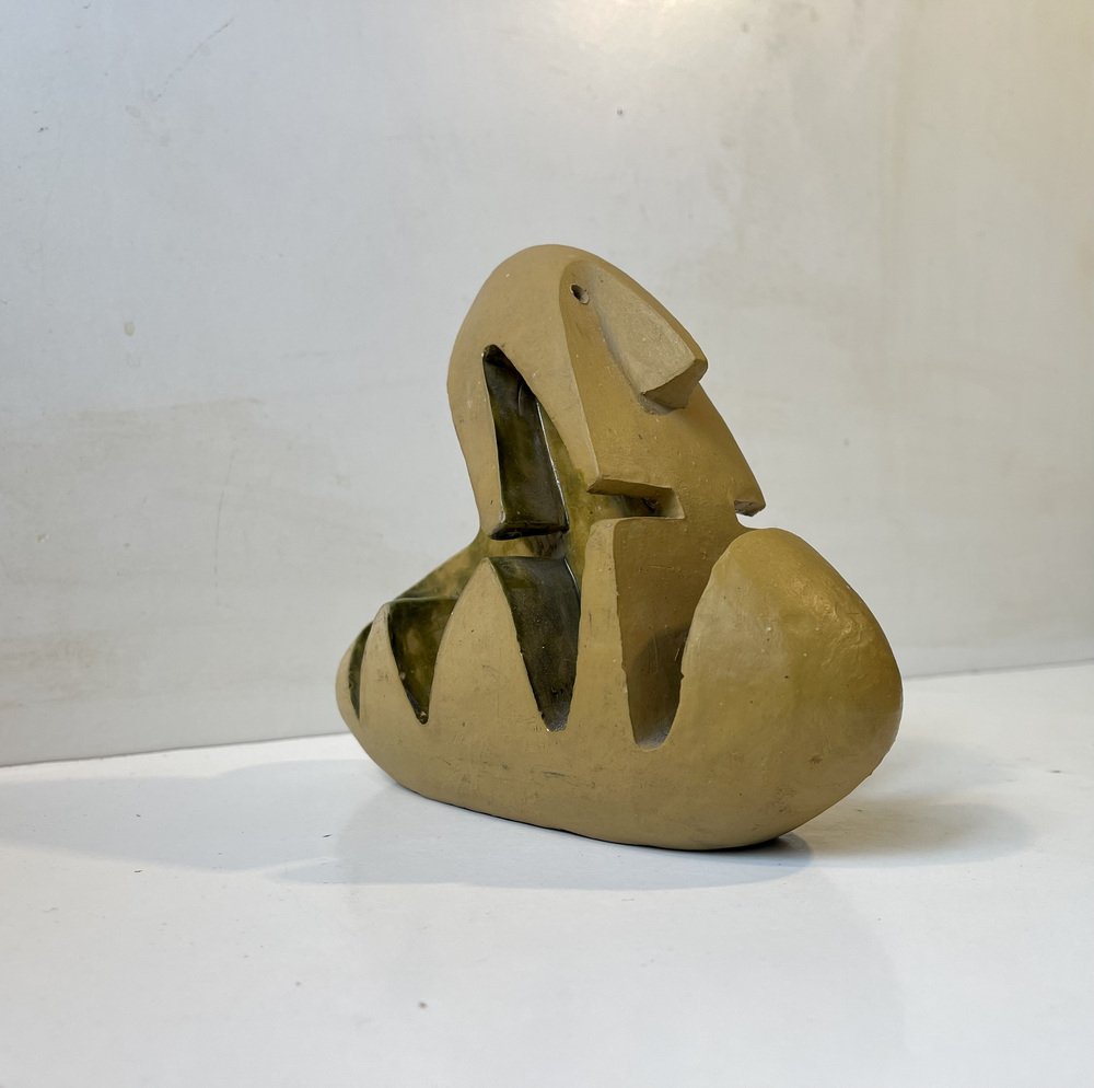 Surrealist Entity in Glazed Ceramic by Aksel Hansen, 1960s