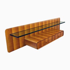 Suspended Console in Wood from La Permanente Mobili Cantù, 1950s-HS-1059102