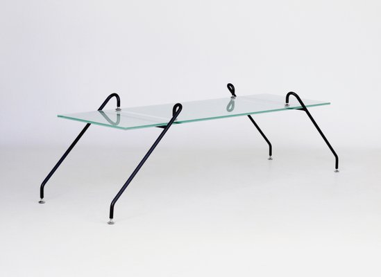 Suspended Glass Coffee Table by Paul Wintermans, 1980s-MB-1016587