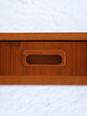 Suspended Teak Bedside Table, 1960s-QWP-2035445