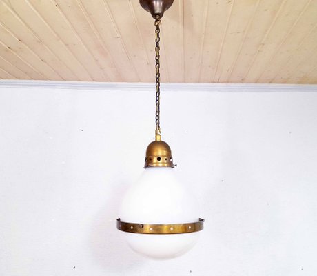 Suspension Bauhaus Style Ceiling Lamp, 1920s-BQF-1304365