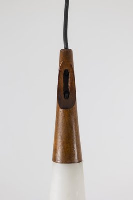 Suspension in Opaline and Teak, 1970s-CEJ-1340992