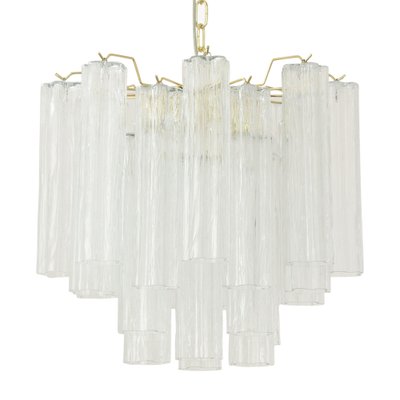 Suspension Lamp in Clear Murano Glass, Italy, 1990s-MPO-1761728