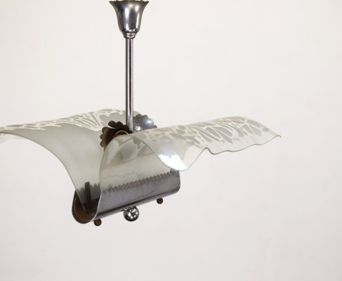 Suspension Lamp in the style of Pietro Chiesa, Italy, 1940s-AOL-1784518